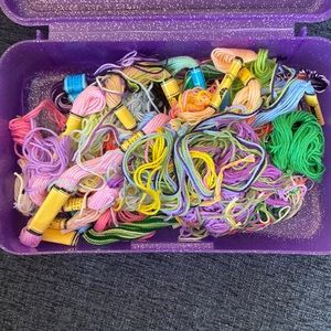 25+ colors of 6-Strand String for Bracelet Making, etc.